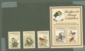 Norfolk Island #497-500  Single (Complete Set) (Fauna)