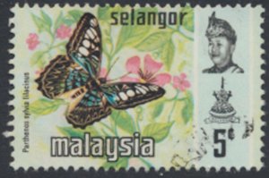 Selangor  Malaya  SC#  130b Used  Butterflies  see details & scans