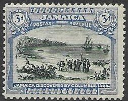 Jamaica 80  3d  1921  VF Unused