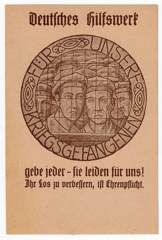 (I.B-CK) Germany (Great War) Cinderella : Prisoner of War Charity Postcard