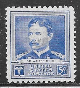 USA 877: 5c Walter Reed, MNH, VF