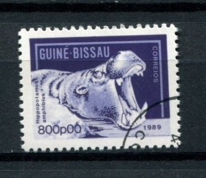 Guinea-Bissau Sc#862 Used, 800p multi, Animals (1989) (1989)