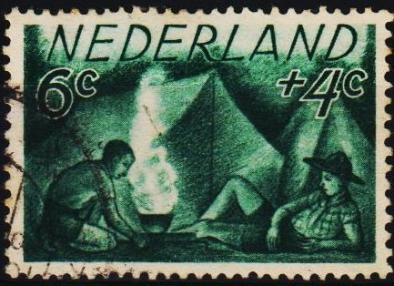 Netherlands. 1949 6c+4c S.G.681 Fine Used