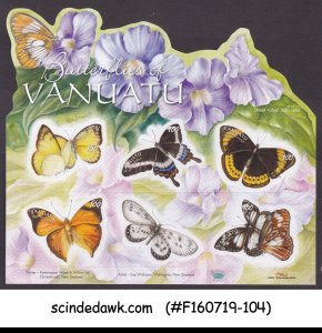 VANUATU - 2010 BUTTERFLIES OF VANUATU MIN/SHT MNH SELF-ADHESIVE