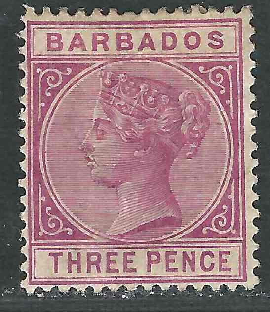 Barbados 63 SG 96 MHR F/VF 1882 SCV $10.00