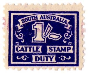 (I.B) Australia - South Australia Revenue : Cattle Duty 1/-