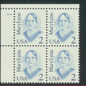 US Plate Block #2169, MNH