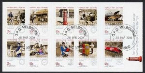 Australia SG3168b 2009 Year of Australia Post Self-adhesive Booklet Pane Fine U