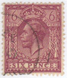 Great Britain #195 used - 6p king