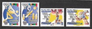 Nauru 1996 MNH Stamps Scott 437-440 Sport Olympic Games