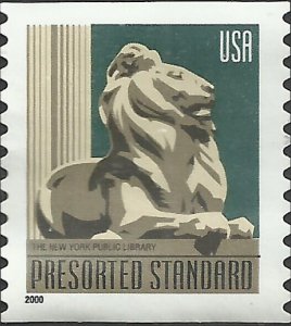 # 3447 USED N.Y. PUBLIC LIBRARY LION