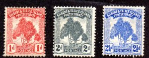 GILBERT & ELLICE ISLAND 9-11 MNG SCV $17.50 BIN $8.75 TREES