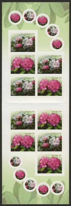 Canada 2320a Booklet MNH - Rhododendrons , Flowers