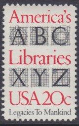 US sc#2015 1982 20c Libraries MNH