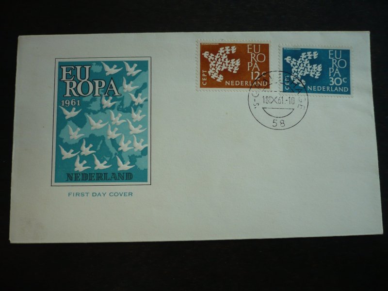 Postal History - Netherlands - Scott# 387-388 - First Day Cover