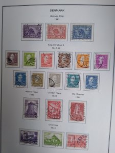 collection on pages Denmark 1941-69 CN: CV $74