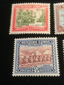 Western Samoa Scott # 181-184 Mint Hinged- See My Listings For Hard Stamps!