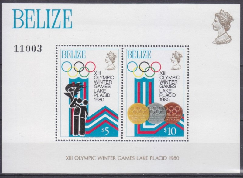 1979 Belize 451-452/B12 1980 Olympic Games in Lake Placid 18,00 €