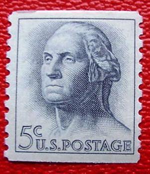 USA 1229: 5c Washington, coil single, MNH