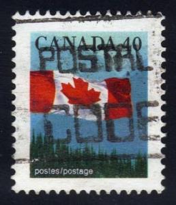 Canada #1169 Flag and Mountains, used (0.25)