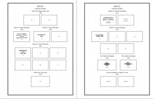  PRINTED MEXICO [CLASS.] 1856-1940 STAMP ALBUM PAGES (104 pages)