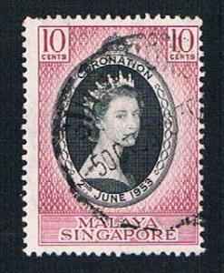 Singapore 27 Used Coronation Issue (BP22216)