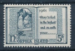 [117065] Norfolk Island 1961 Christmas  MNH