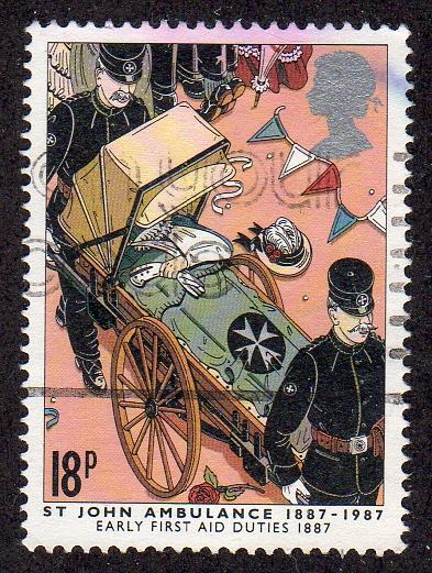 Great Britain 1180 - Used - Ambulance (1877) (cv $0.40)
