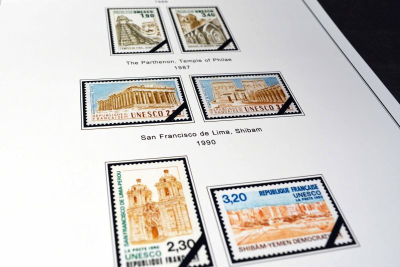 COLOR PRINTED FRANCE 1941-1999 SEMI-POSTALS + STAMP ALBUM PAGES (87 ill. pages)