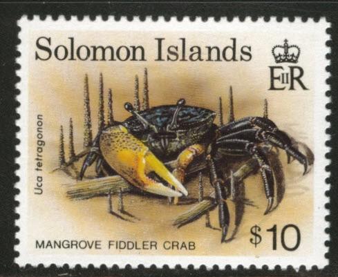 British Solomon Islands Scott 747 MNH**1993 10$ Crab stamp