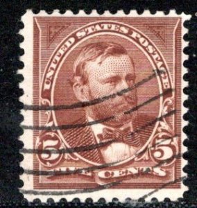 United States Scott # 255, used