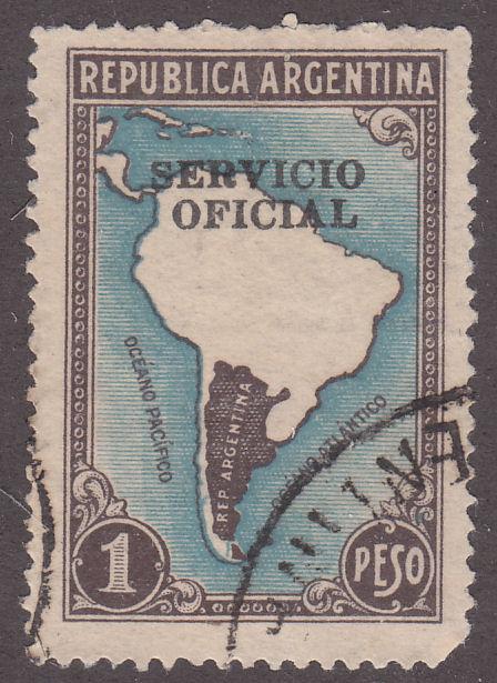 Argentina O51 Map of Argentina O/P 1940