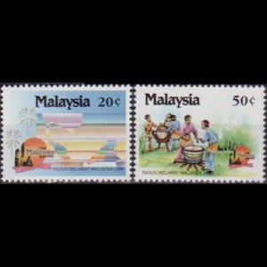MALAYSIA 1989 - Scott# 413-4 Tourism 20-50c NH