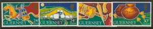 Guernsey 526-9 MNH Europa, Artifacts, Horse