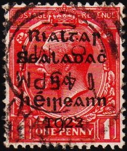 Ireland. 1922 1d S.G.2 Fine Used