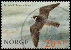 Norway 1812 - Used - 20k Eurasian Hobby (Falcon) (2017) (cv $3.85)