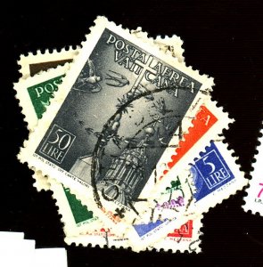 VATICAN CITY #C9-15 USED FVF Cat $20