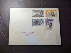 1956 British Falkland Islands Cover to Windsor Berks Trans Antarctic Expedition