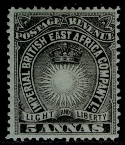 BRITISH EAST AFRICA QV SG29, 5a black & grey-blue, LH MINT.