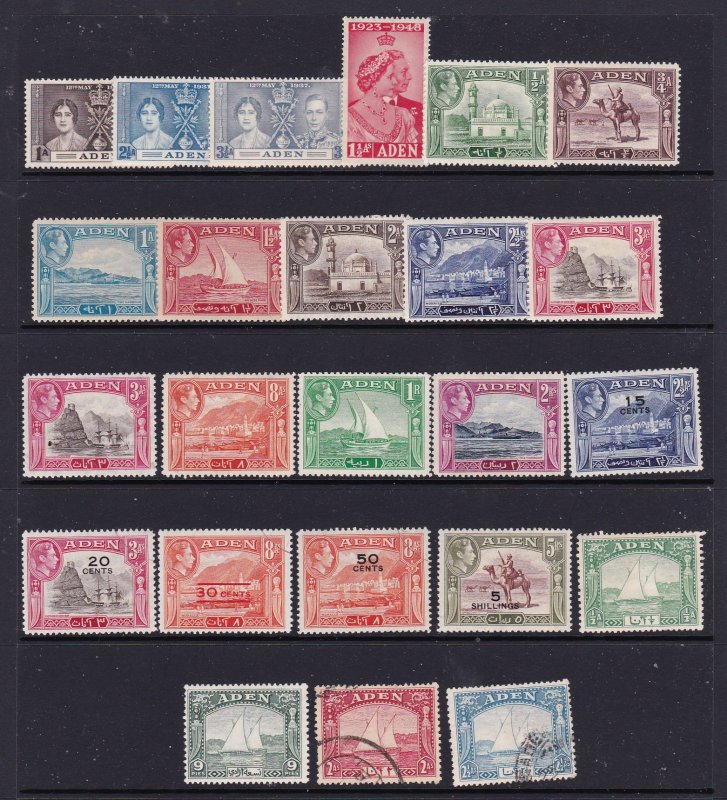 Aden a small mint lot KGVI era