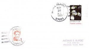 United States North Carolina White Plains 27031 1989 4-bar  DPO  Philatelic.