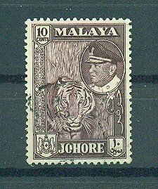 Malaya - Johore sc# 163 used cat value $.25