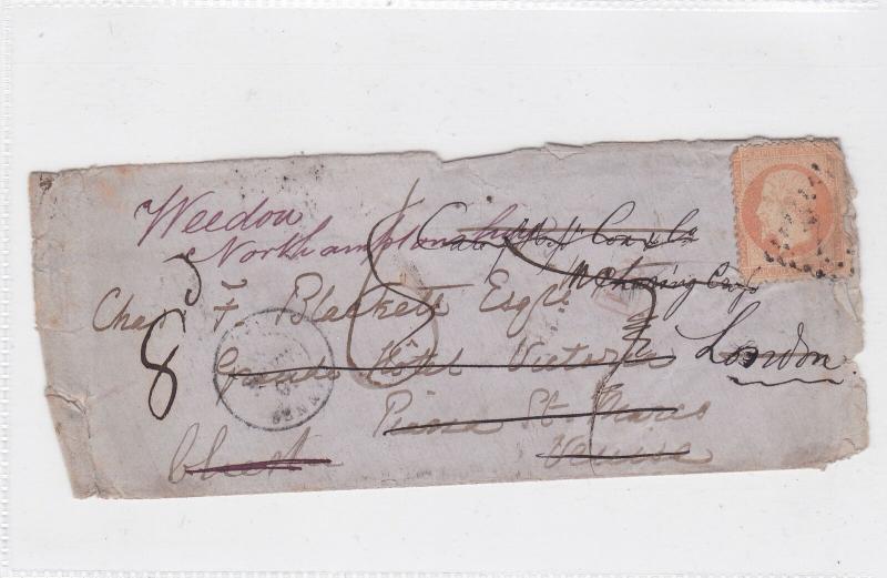 france early multi cancel stamps cover ref 12876