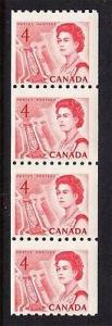 Canada 467i Strip of 4 MNH - 1967-73 Centennial Definit