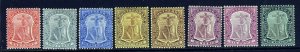 MONTSERRAT 1908-14 A New Colours Part Set to 1/-  SG 36 to SG 44 MINT 