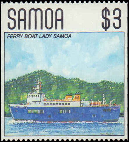 Samoa #769-772, Complete Set(4), 1990, Aviation - Airplanes, Ships, Never Hinged