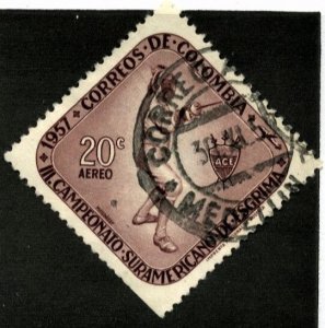 COLOMBIA #C305, USED AIRMAIL - 1957 - COLOMBIA106