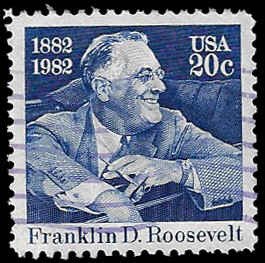 U.S. #1950 Used; 20c Franklin Roosevelt (1982)