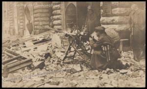 Germany 1918 Revolution Berlin Strassenkampf Infla Stamps RPPC Machinegunn 70319