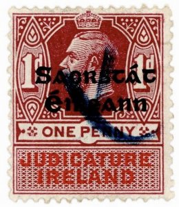 (I.B) George V Revenue : Judicature Ireland 1d (Free State OP)